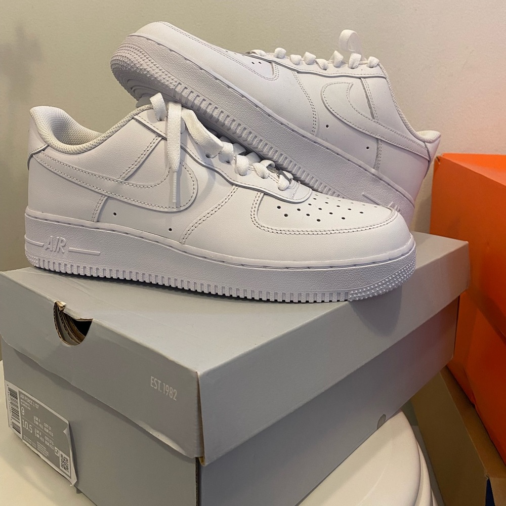 Brand new Air Force 1s. Never worn. In box.